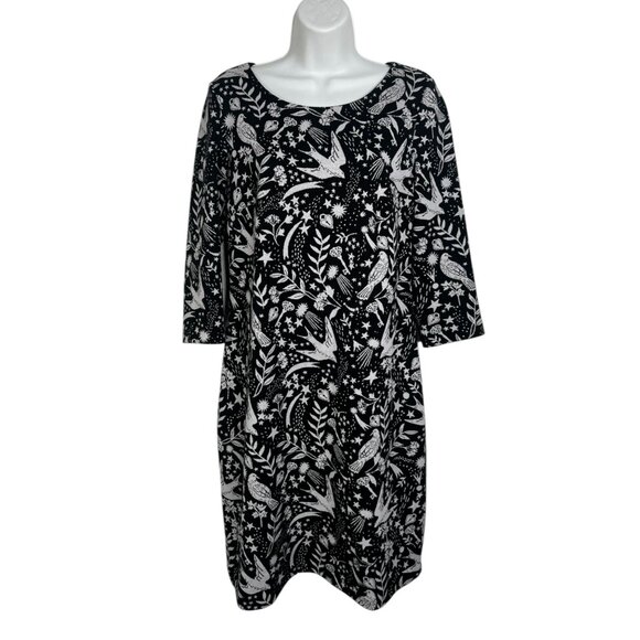 Boden Winifred Pattern Sweater Dress Mystical Jacquard Knit US 8 R - Picture 6 of 16